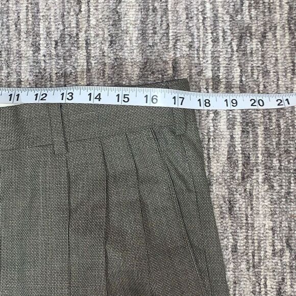 Hart Schaffner & Marx Mens Size 38 Virgin Wool Pleated Front Dress Pants‎ Brown - Picture 6 of 7